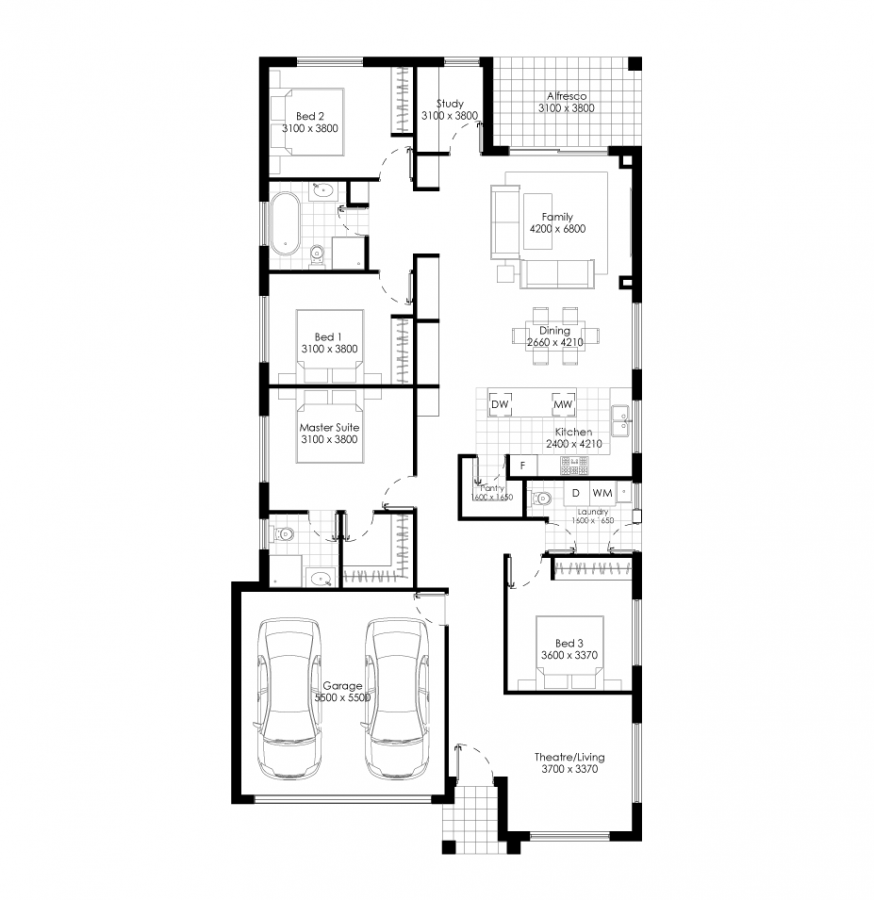 Jasmine 24 floor plan